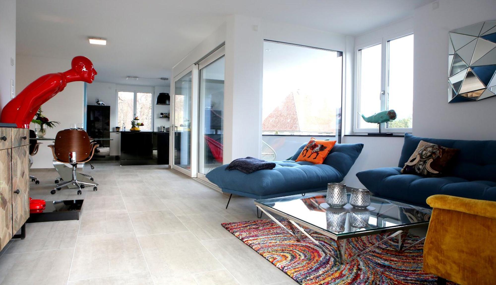 Purer Genuss - 110Qm Apartman Owingen Kültér fotó